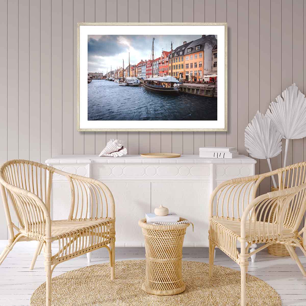 Nyhavn Southern Side Denmark Art Print