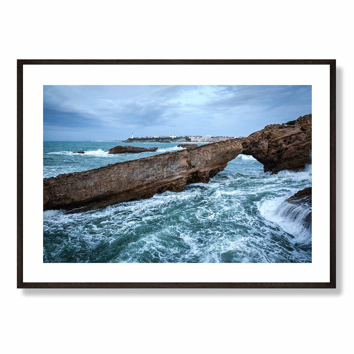 Biarritz Shores France Art Print