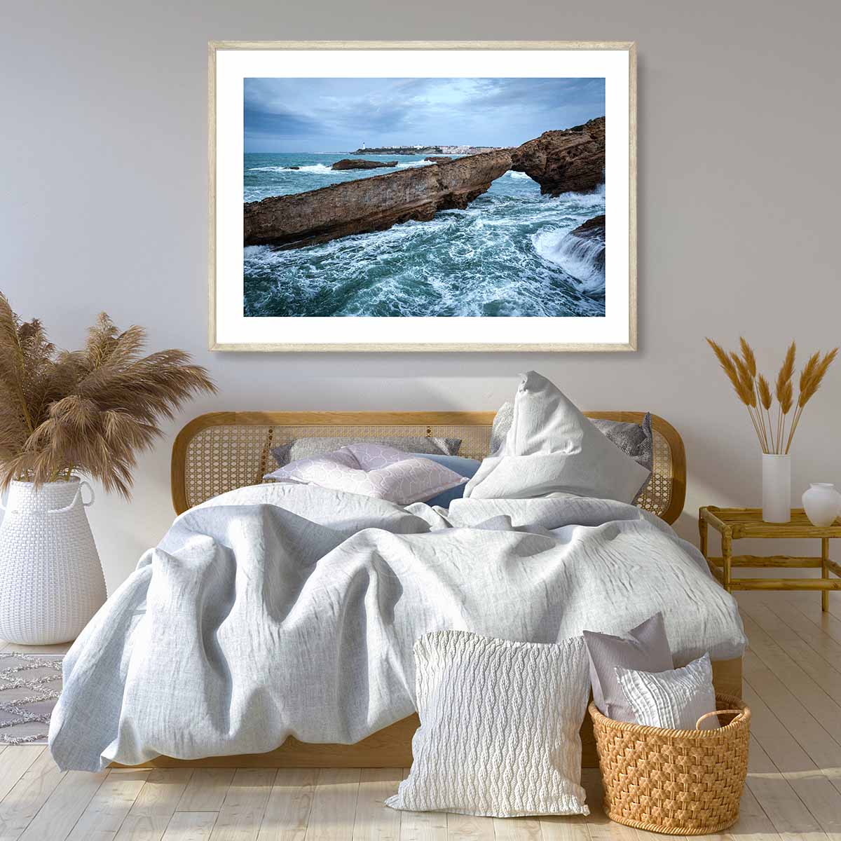 Biarritz Shores France Art Print