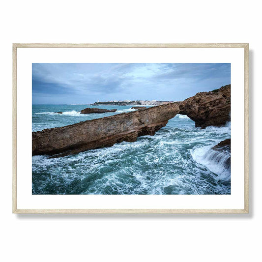 Biarritz Shores France Art Print