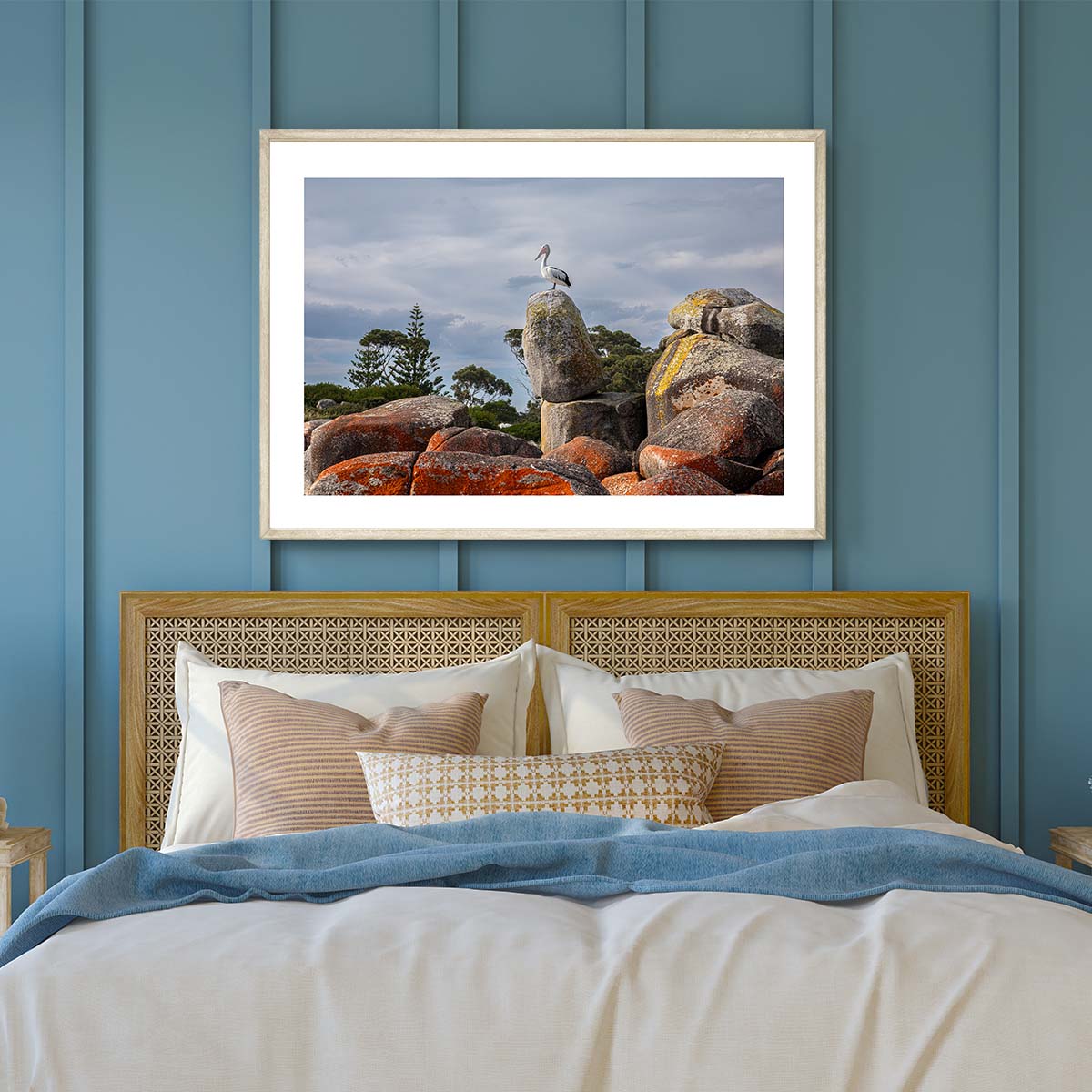 The Pelican Binalong Bay Art Print