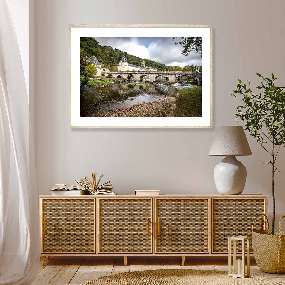 Brantôme France Art Print