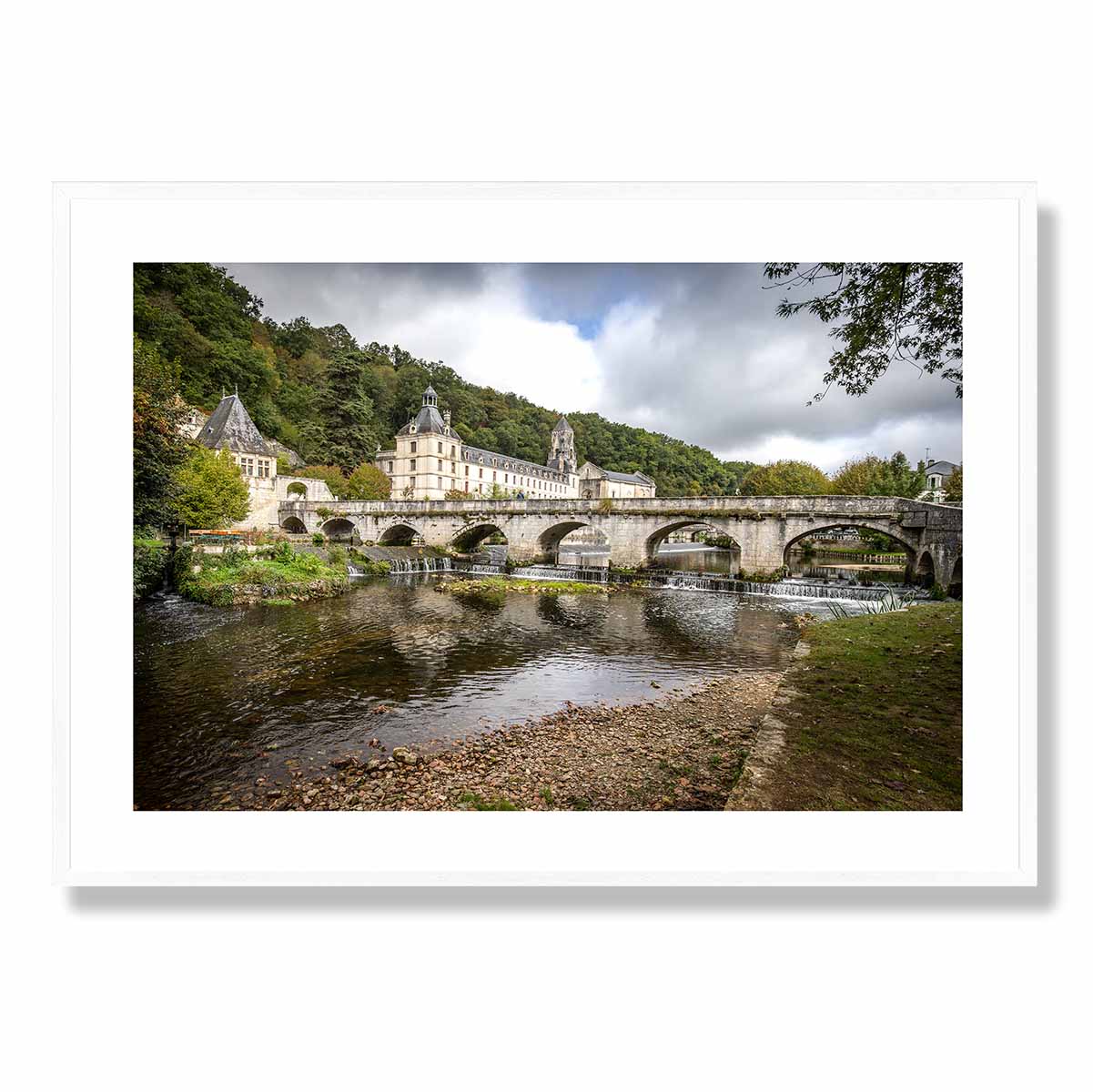 Brantôme France Art Print