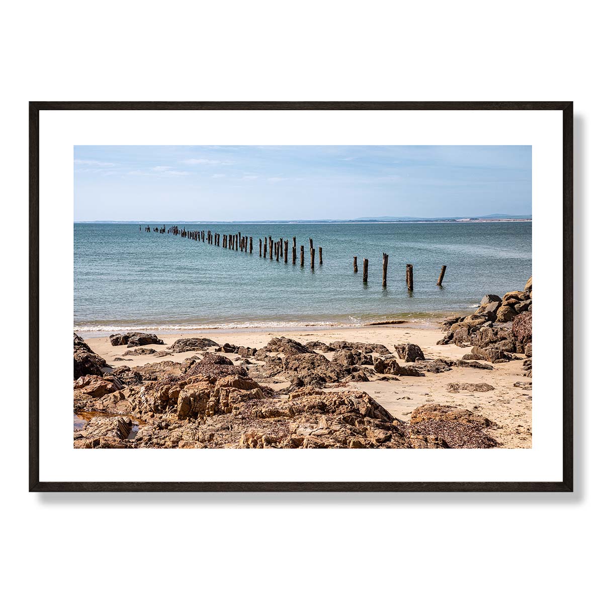 Old Bridport Pier Tasmania Art Print