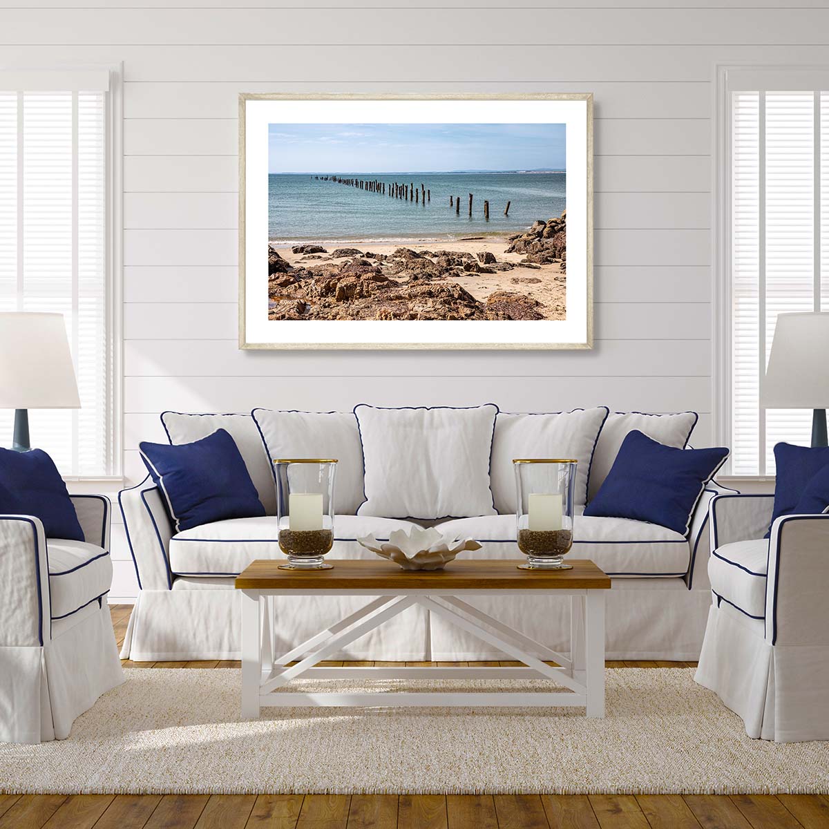 Old Bridport Pier Tasmania Art Print