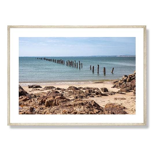 Old Bridport Pier Tasmania Art Print