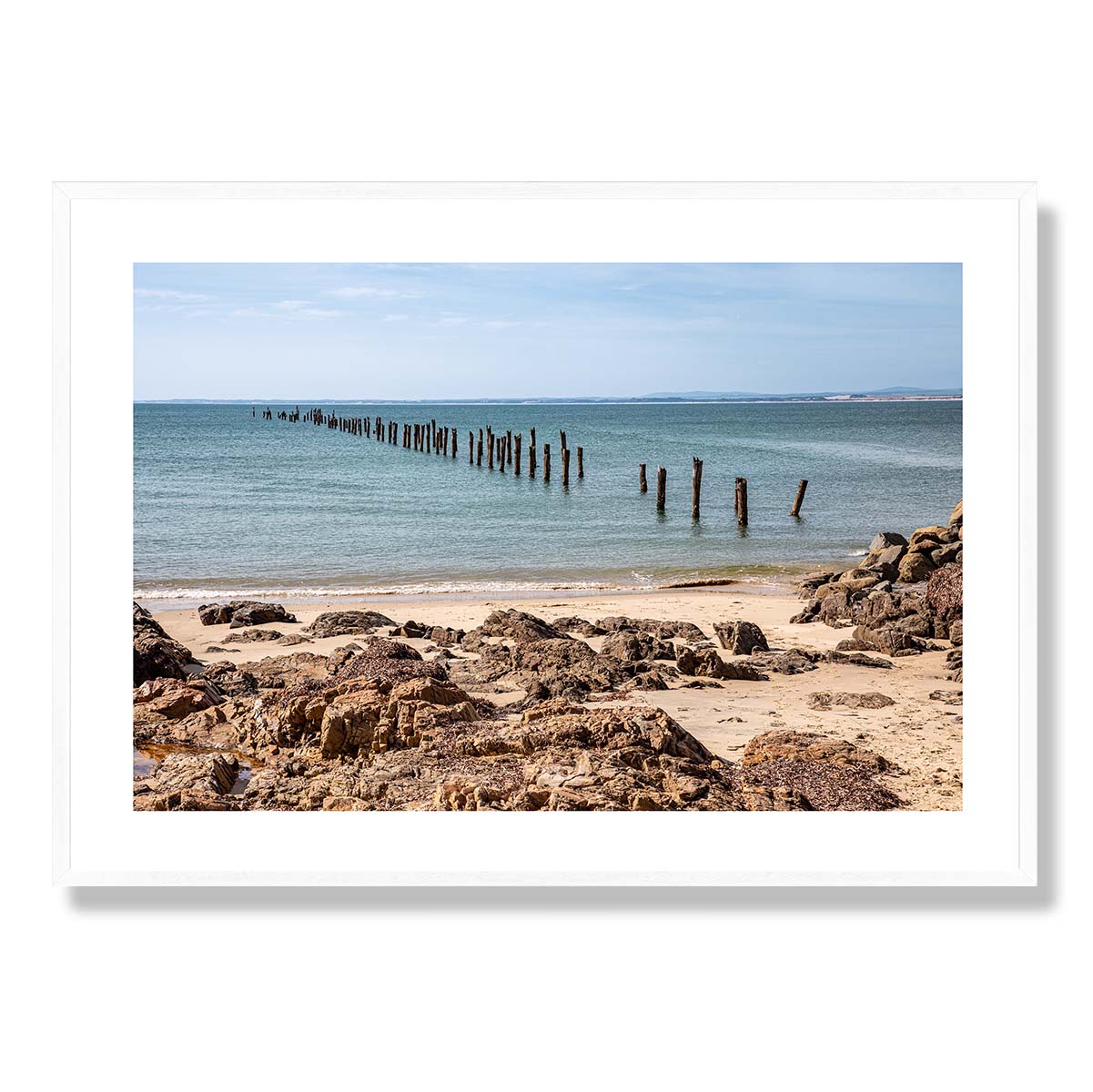 Old Bridport Pier Tasmania Art Print
