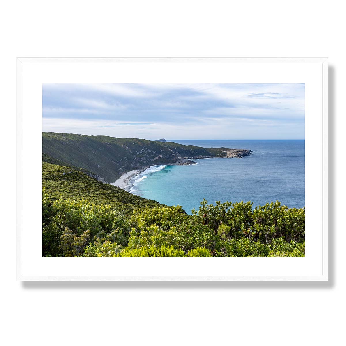 Cave Point Lighthouse Art Print