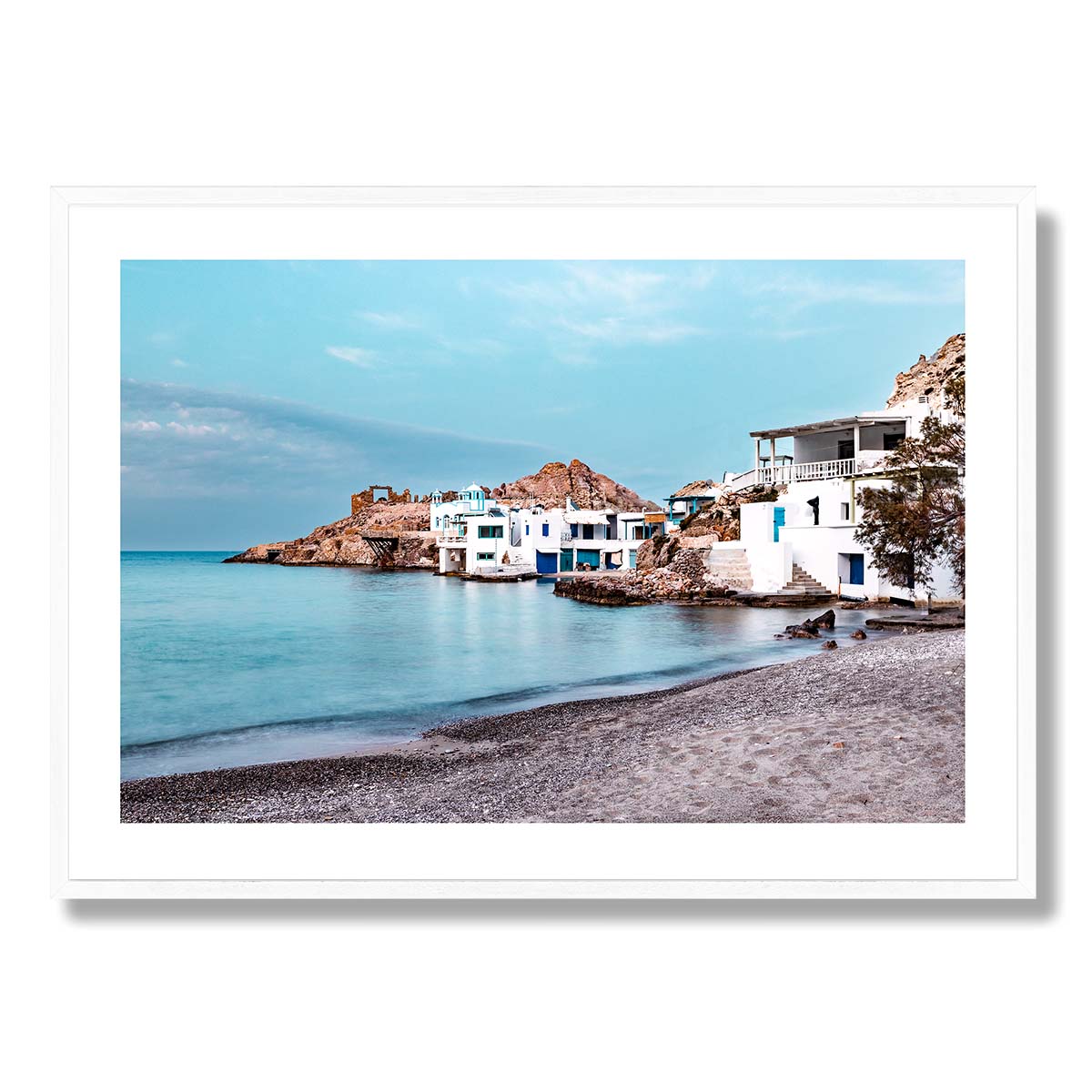 Firopotamos Village Milos 2 Art Print