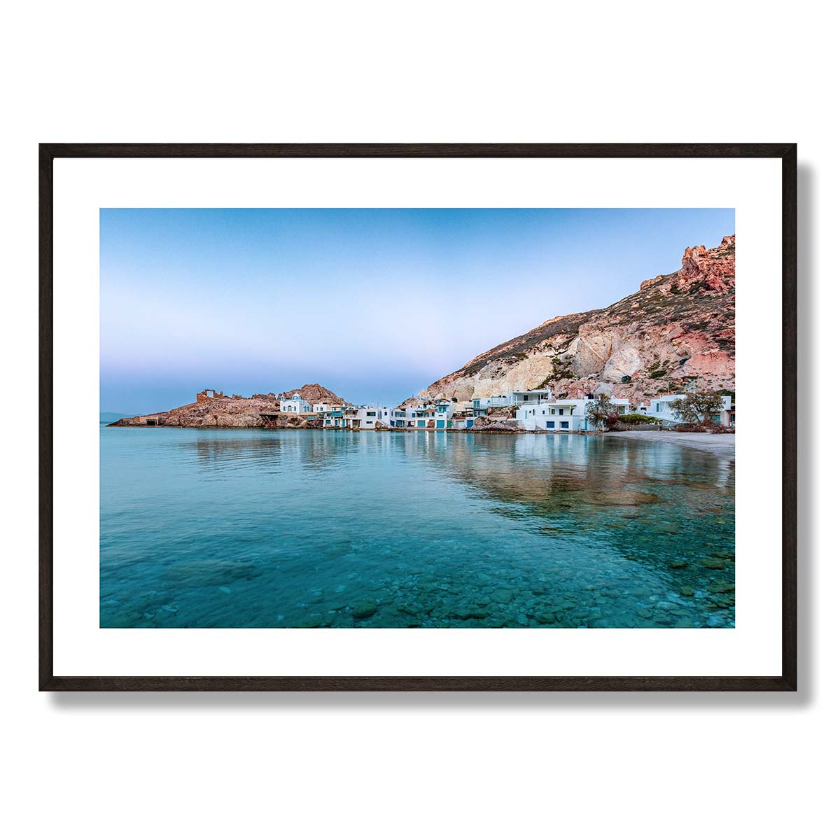 Firopotamos Village Milos Art Print
