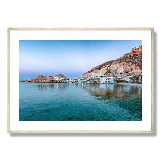 Firopotamos Village Milos Art Print