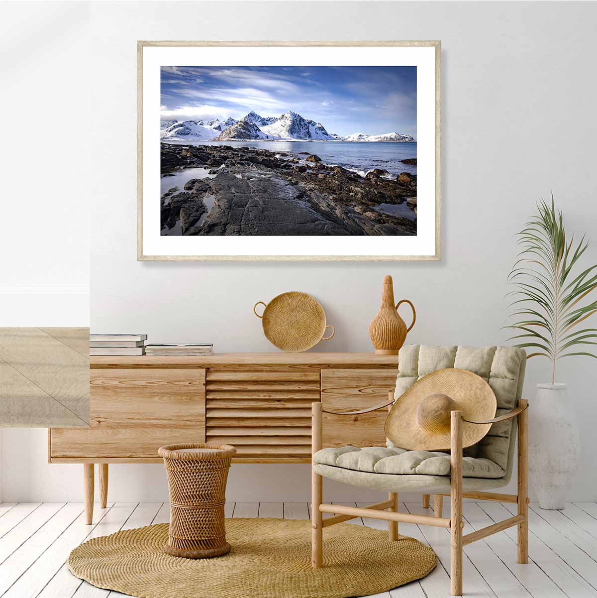 Flakstad Lofoten Islands Norway Art Print