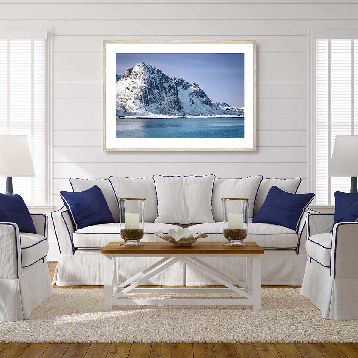 Flakstad A Closer View Lofoten Islands Norway Art Print