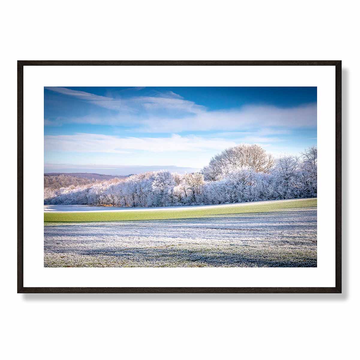 The Frosty Field Art Print