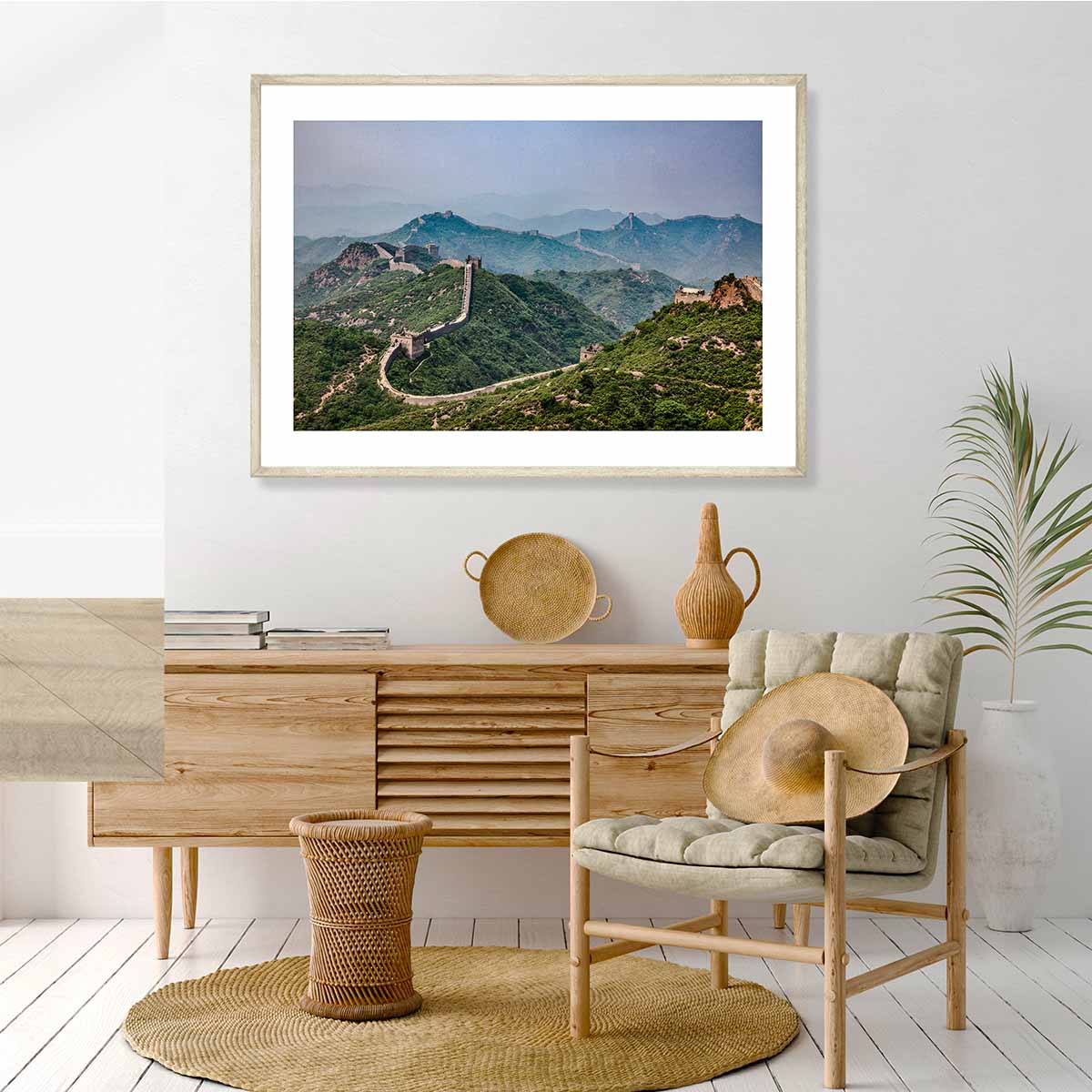 The Great Wall of China Winding View Art Print