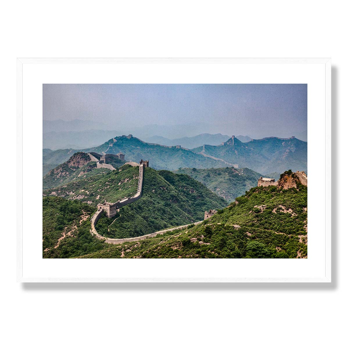 The Great Wall of China Winding View Art Print