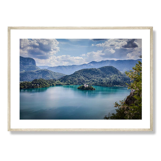 Lake Bled Art Print