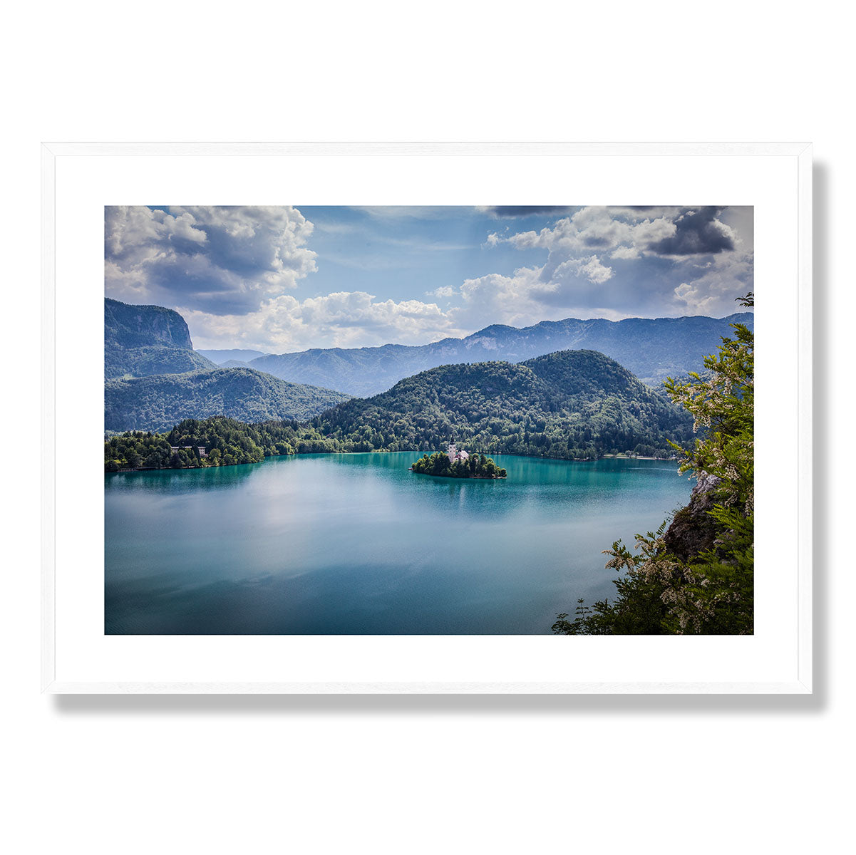Lake Bled Art Print
