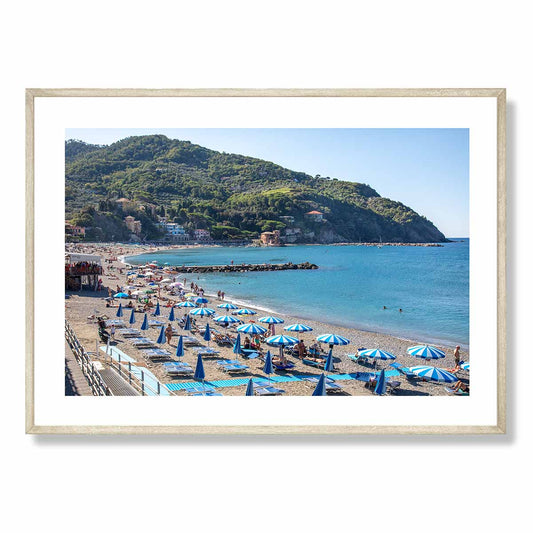 Levanto Beach Italian Riviera Art Print