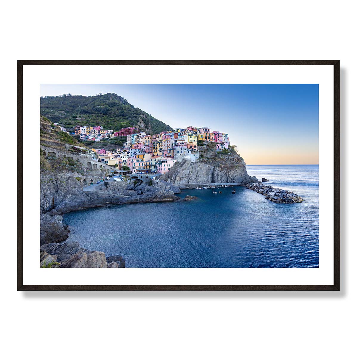 Manarola At Sunset Italy Art Print