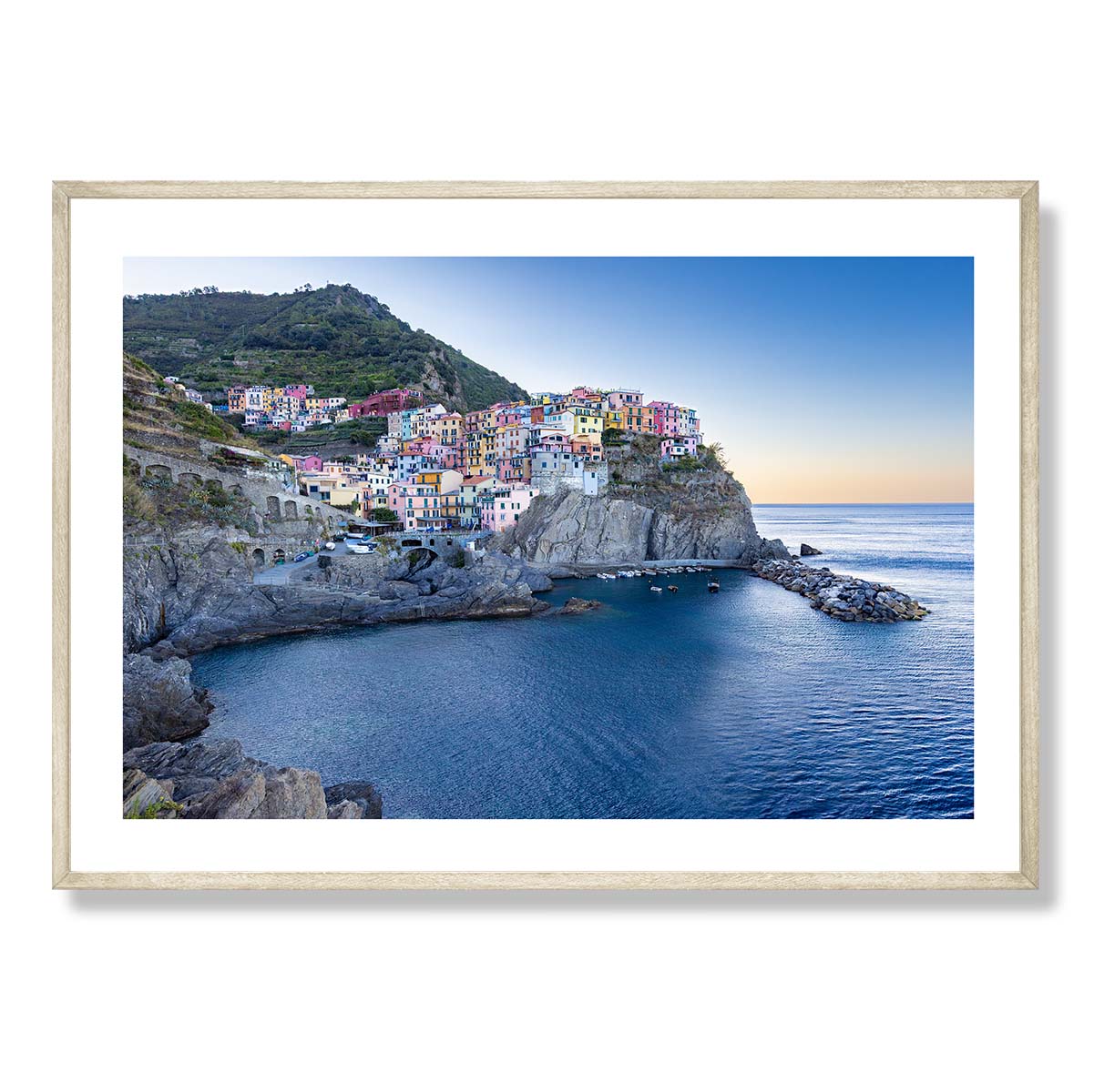 Manarola At Sunset Italy Art Print