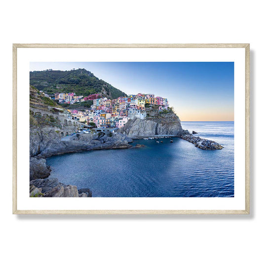 Manarola At Sunset Italy Art Print