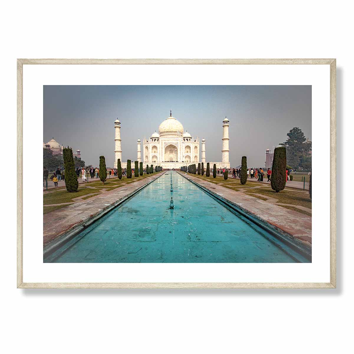 Taj Mahal Mughal Garden Art Print