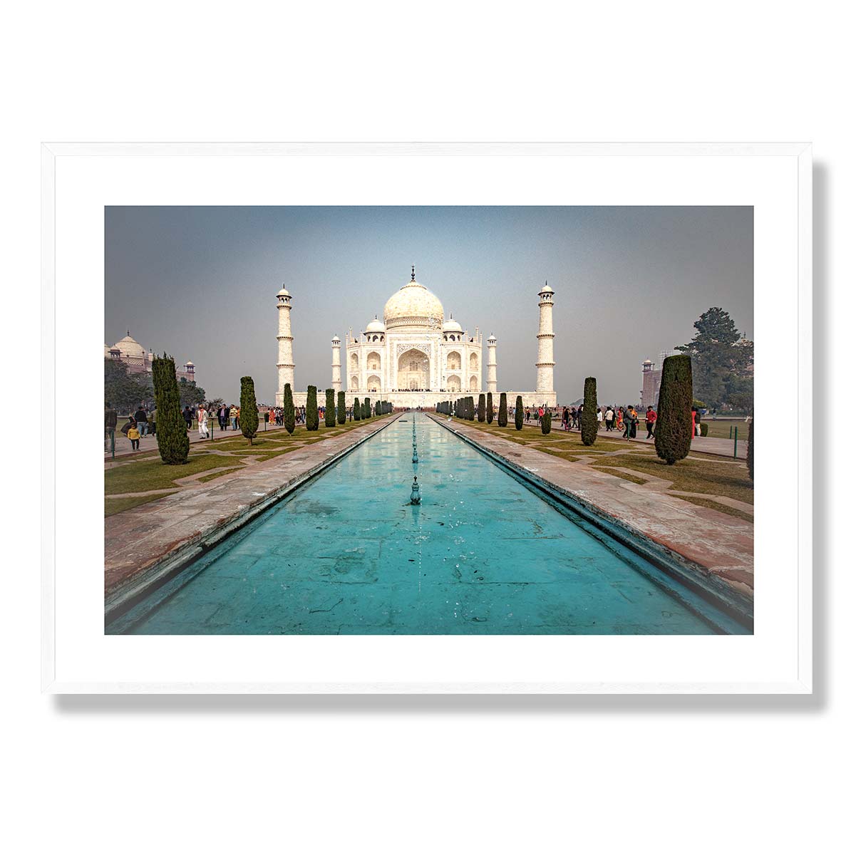 Taj Mahal Mughal Garden Art Print