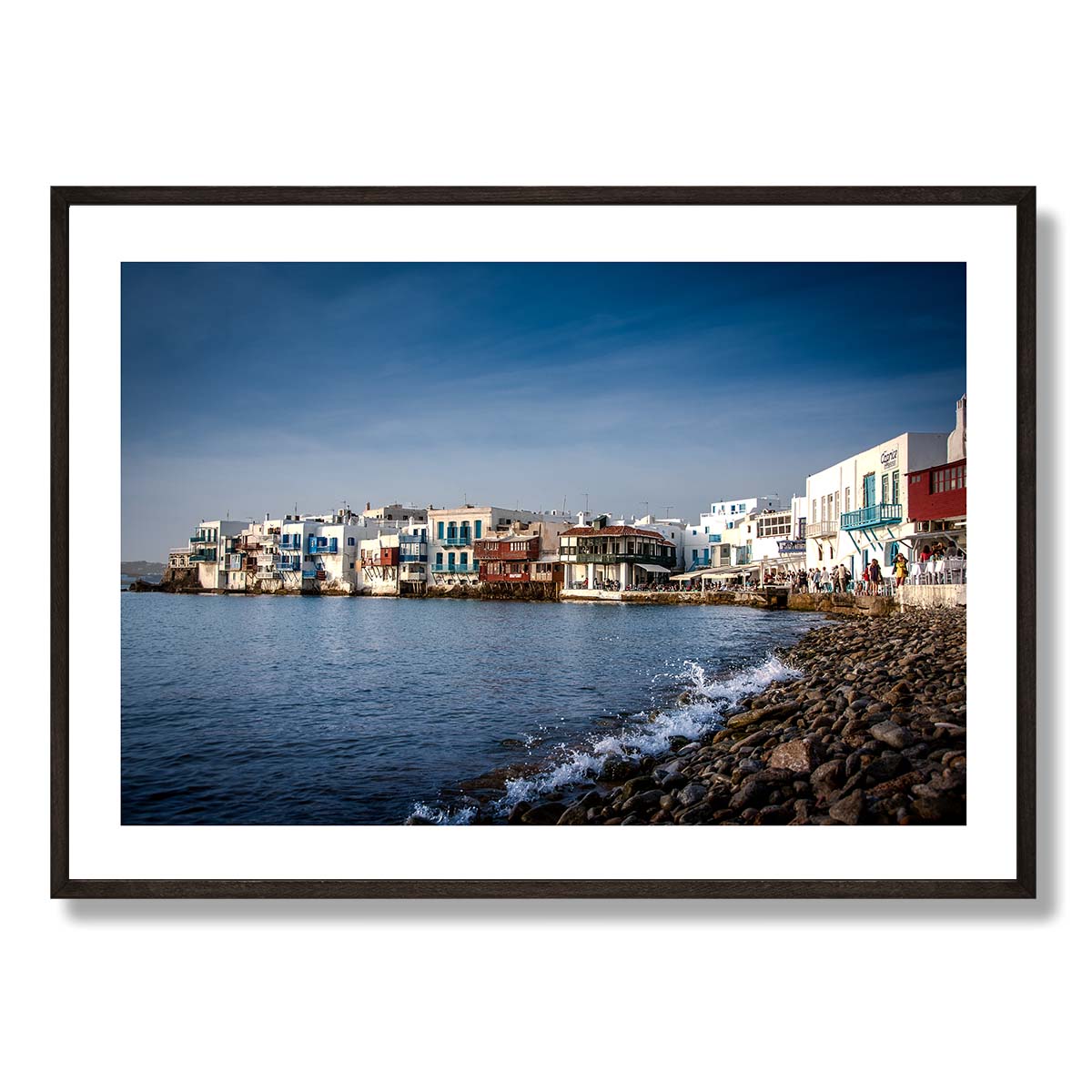 Mykonos Little Venice Art Print