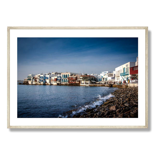 Mykonos Little Venice Art Print