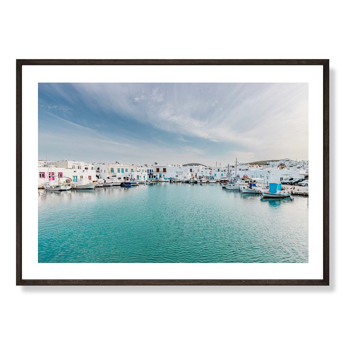 Naousa Village Paros Art Print