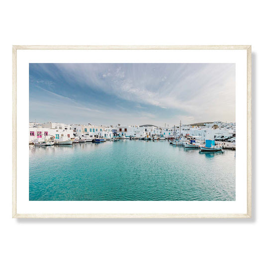 Naousa Village Paros Art Print