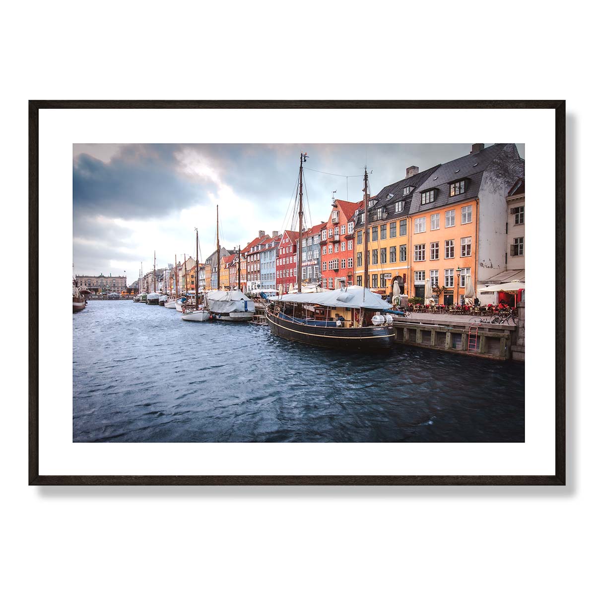 Nyhavn Southern Side Denmark Art Print