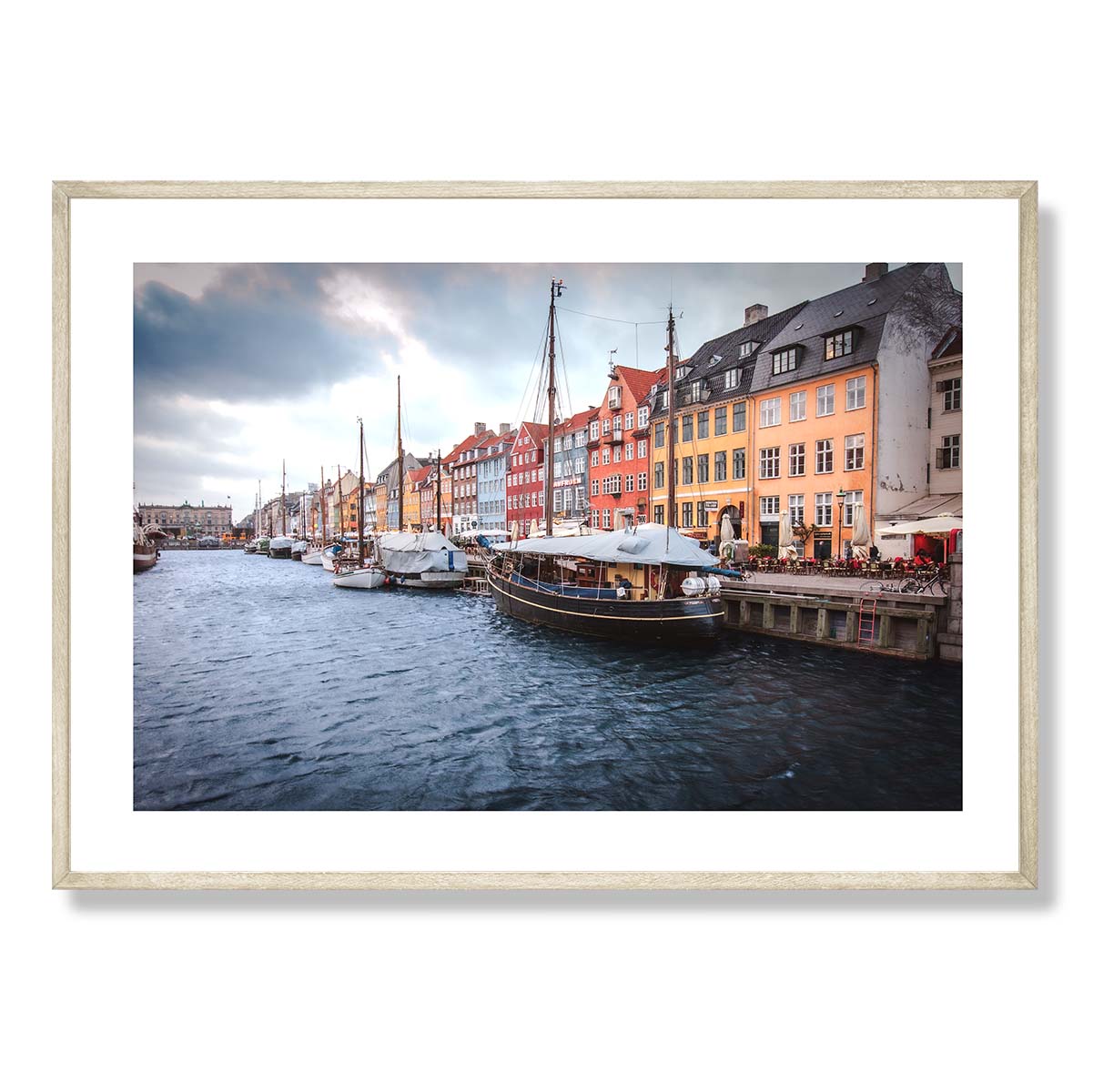 Nyhavn Southern Side Denmark Art Print