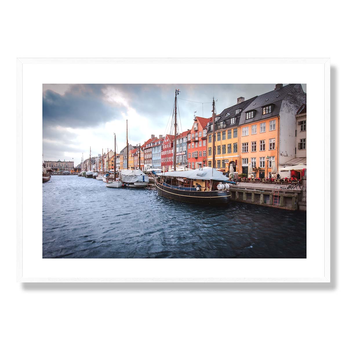 Nyhavn Southern Side Denmark Art Print