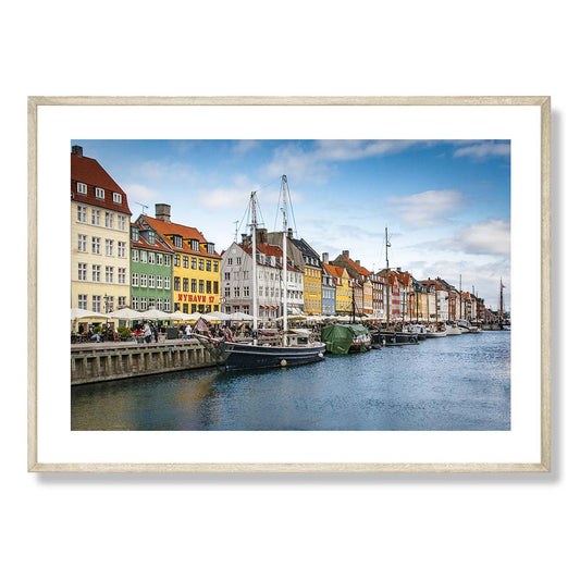 Nyhavn Northern Side Denmark Art Print