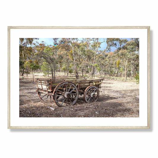 The Old Wool Wagon Art Print