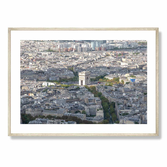 Paris Arc de Triomphe View Art Print