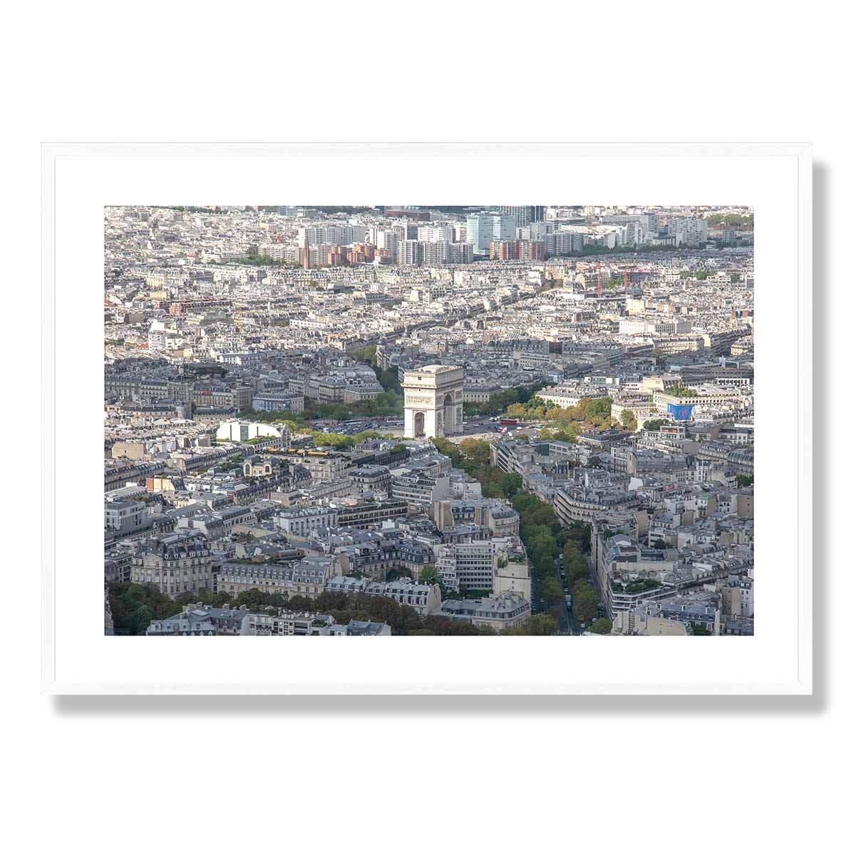 Paris Arc de Triomphe View Art Print