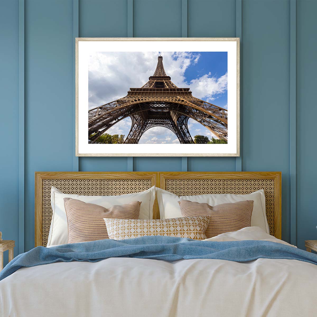 The Eiffel Tower from Below Art Print