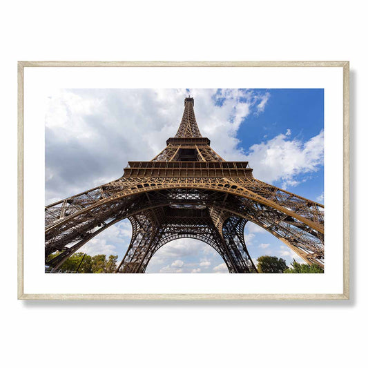 The Eiffel Tower from Below Art Print