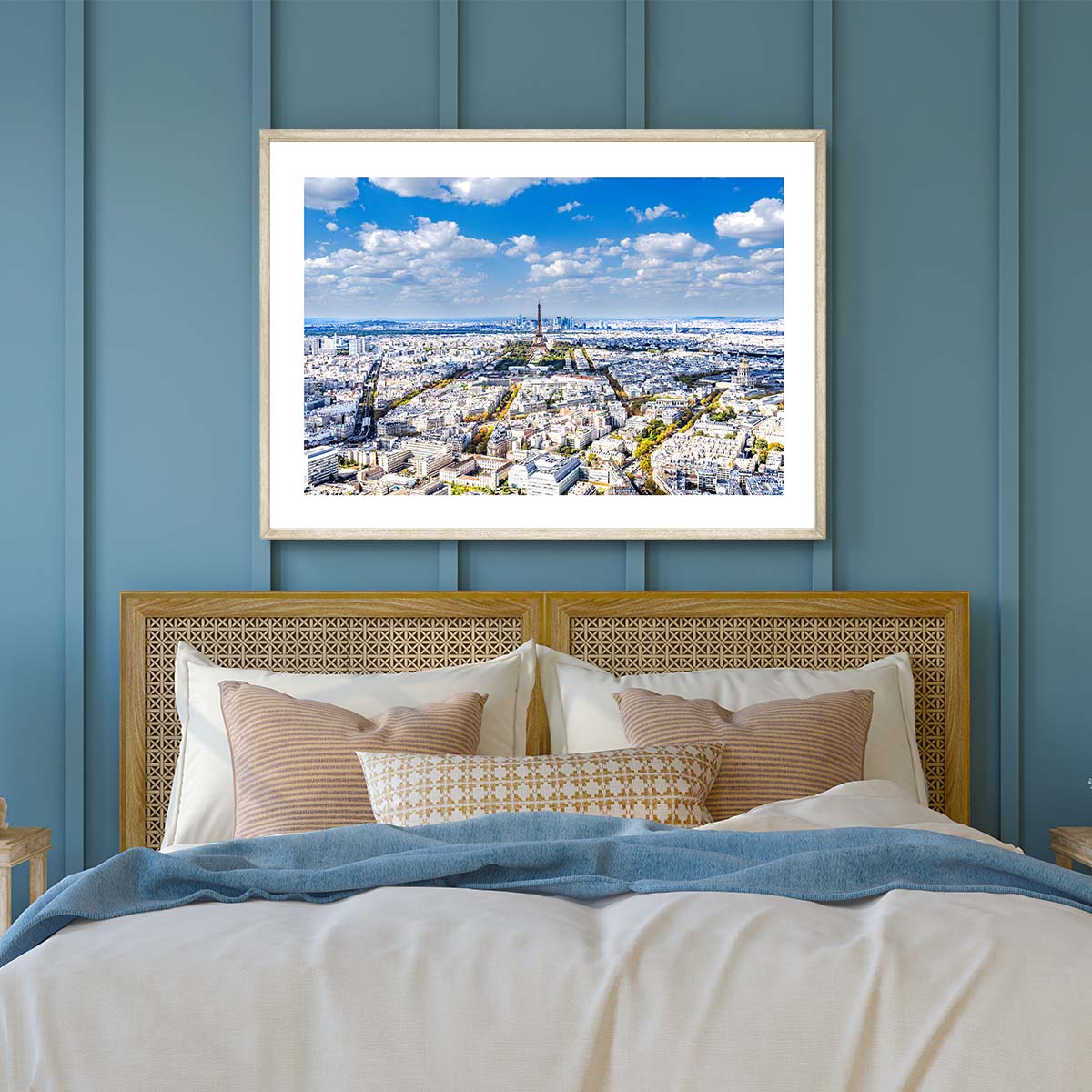 Paris Skyline Art Print