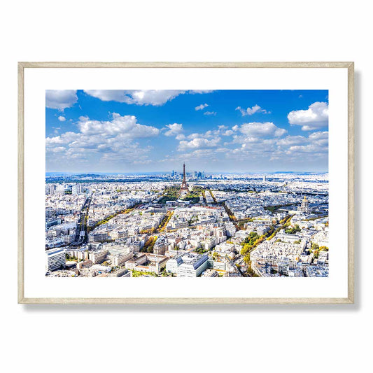 Paris Skyline Art Print