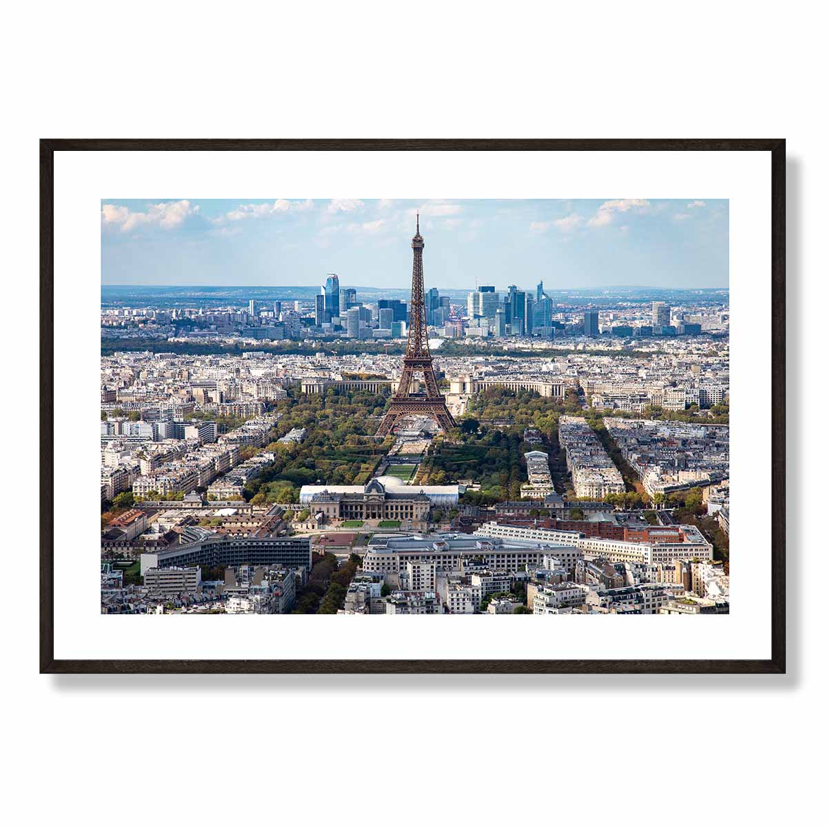 Paris City Skyline Art Print