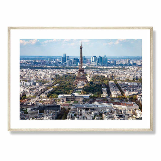 Paris City Skyline Art Print