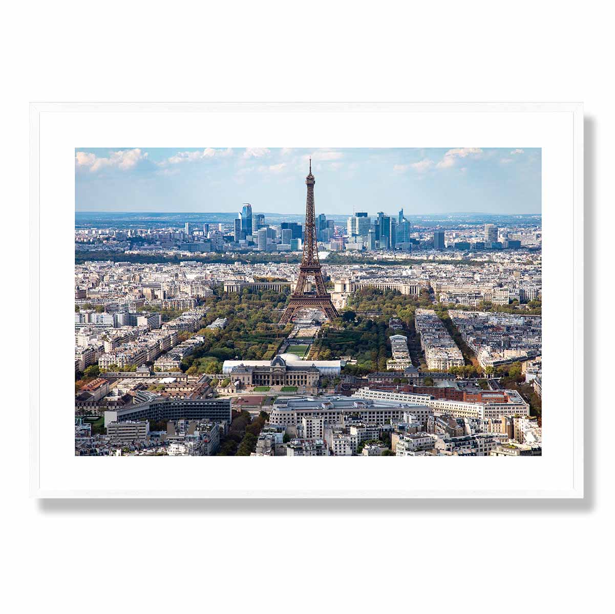 Paris City Skyline Art Print