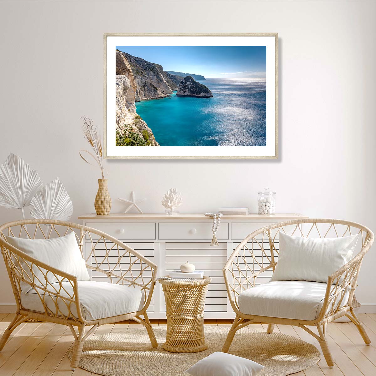 Plakaki Beach Zakynthos Art Print