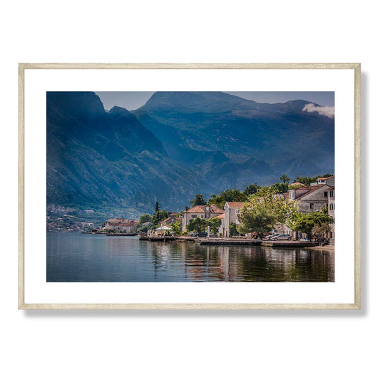 Prcanj Bay of Kotor Art Print