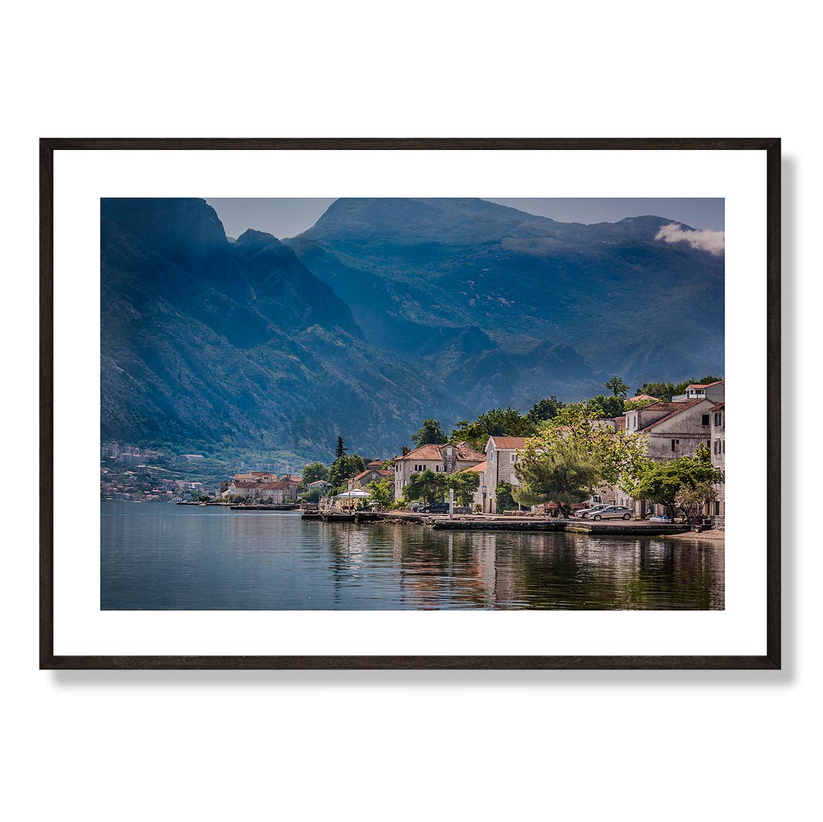 Prcanj Bay of Kotor Art Print