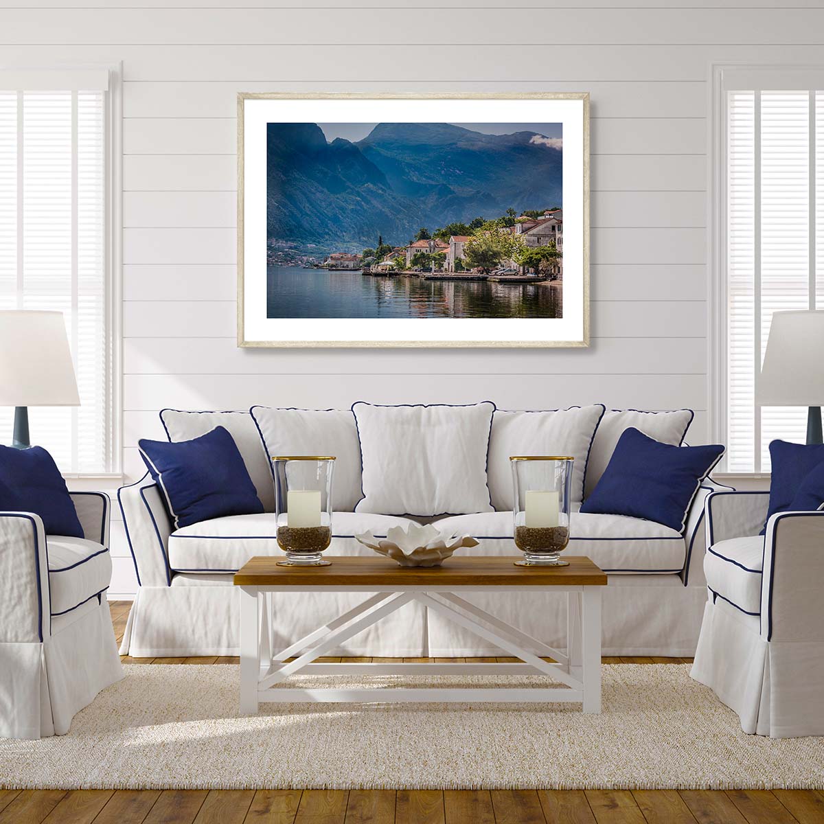 Prcanj Bay of Kotor Art Print